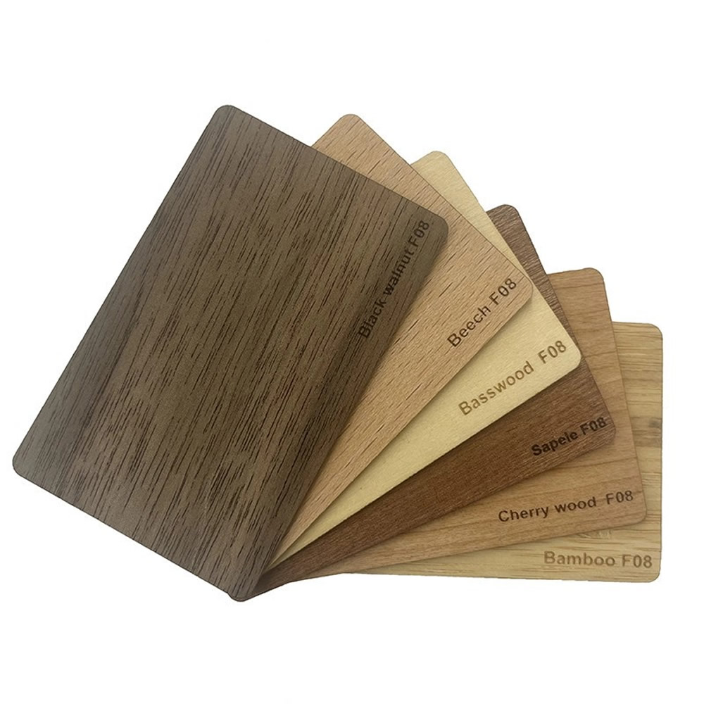 wood card Laser Cut NFC Wooden Business Cards - Image 4
