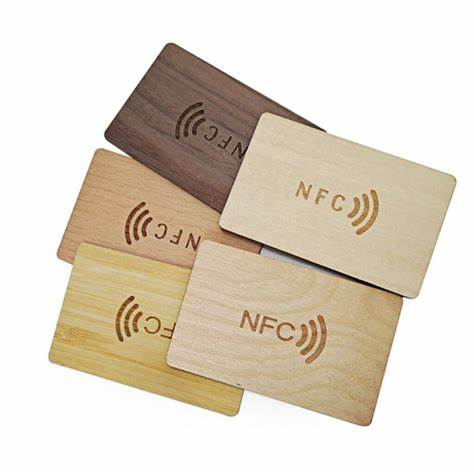 wood nfc card 2 Laser Cut NFC Wooden Business Cards - Image 3