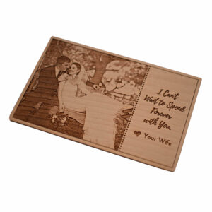 Laser Engraved Wooden Invitation Cards