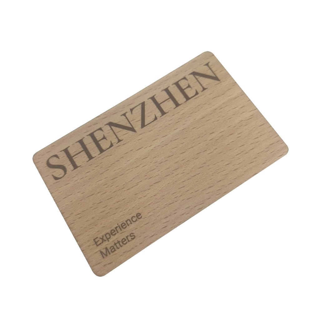 rfid wood hotel card 12 RFID Wooden Chip Card - Image 3