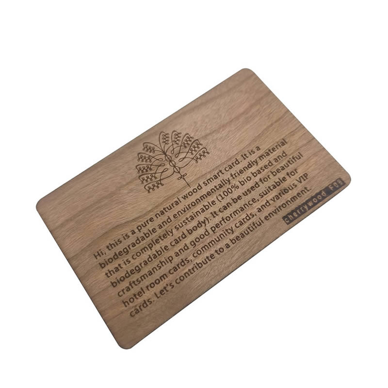 rfid wood hotel card 13 RFID Wooden Chip Card