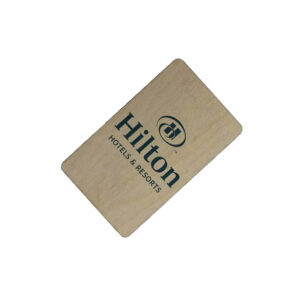 Wooden Branded Hotel Key Cards
