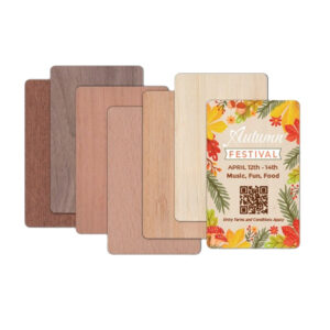 RFID Digital Printing Wooden Business Card