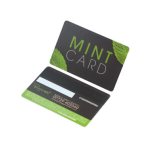 plastic magnetic stripe cards