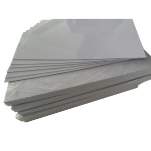 a4 size plastic pvc white blank card