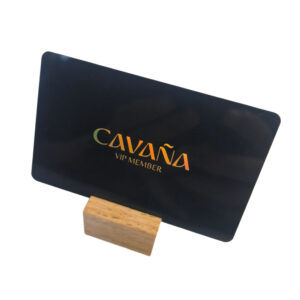 canava vip member laser foil stamping