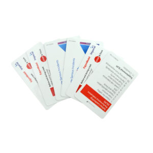 plastic knowledge learning card