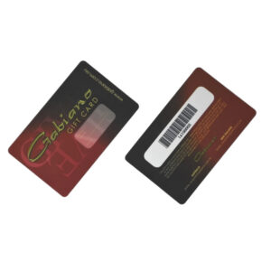 plastic gift cards