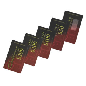 plastic gift cards