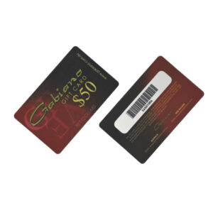 plastic gift cards