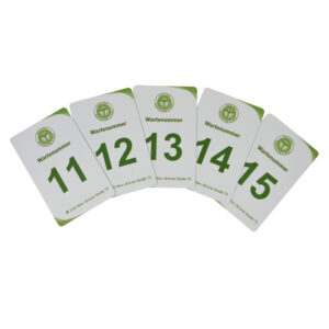hospital doctors plastic waiting number cards