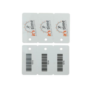 plastic fitness club 3up key card