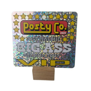 laser dazzling effect film plastic card