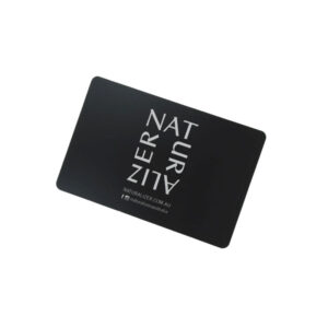 plastic gift card with barcode and pin code