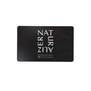 plastic gift card with barcode and pin code