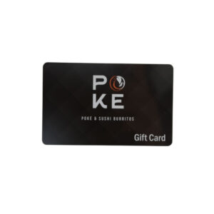 plastic gift card with barcode and pin code (copy)
