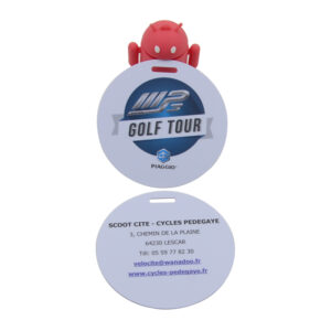 Piaggio Golf Tour Plastic Luggage Tag