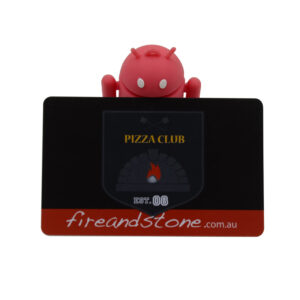 pizza club plastic magnetic membership card