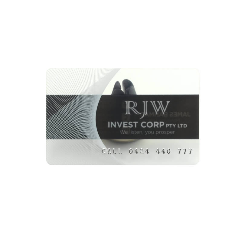clear plastic business card clear plastic business card