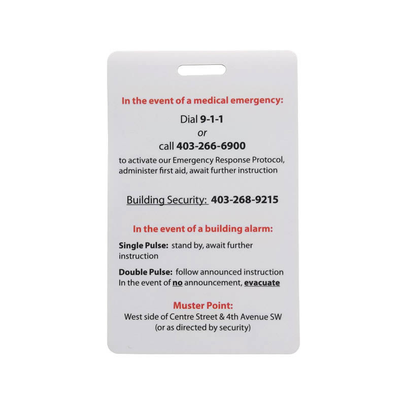 plastic visitor card plastic visitor card