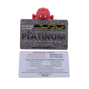plastic platinum member card