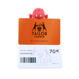 carte cadeau en plastique