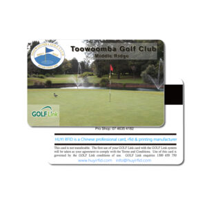 australian golf club plastic loyalty card