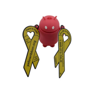 yellow ribbon there is hope plastic key tag card 4