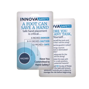 innova safety printed plastic knowledge learning card