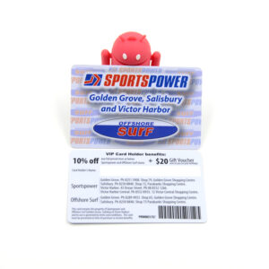 plastic card with barcode 02