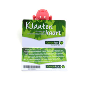 plastic card with barcode 04