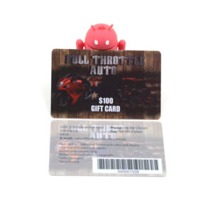 plastic card with barcode 05