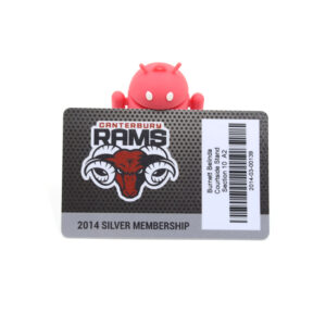 plastic card with barcode 06