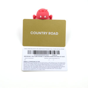 plastic card with barcode 12