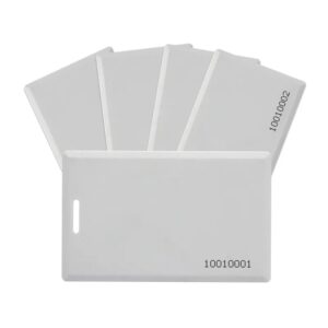 pvc clamshell card 125khz custom rfid id card for access control