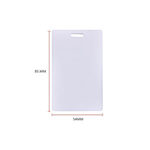 pvc clamshell card 125khz custom rfid id card for access control