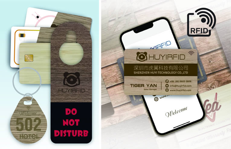 wooden card product