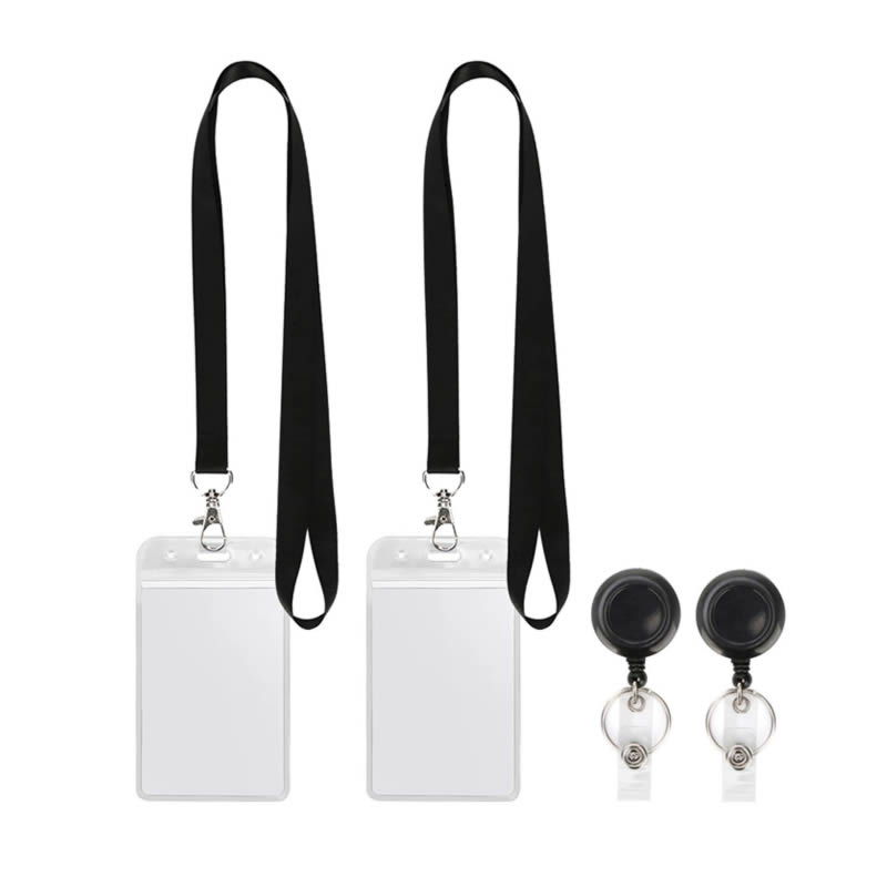 lanyard and badge reel with card holder lanyard and badge reel with card holder