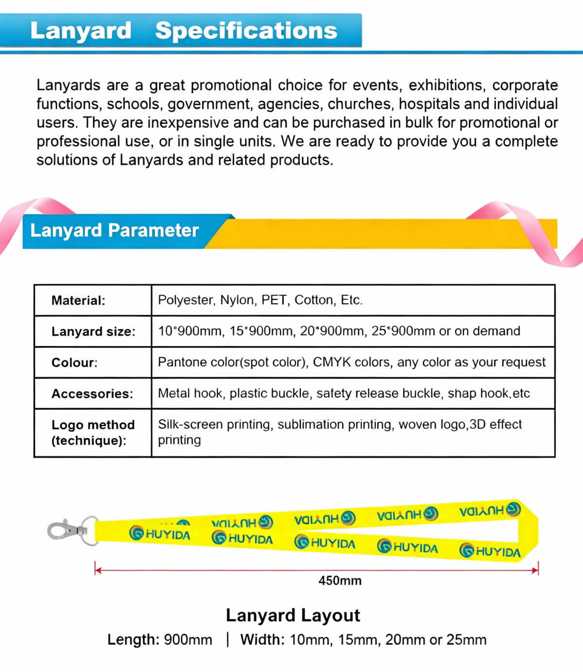 Heat Transfer Printing Lanyards lanyard details 01