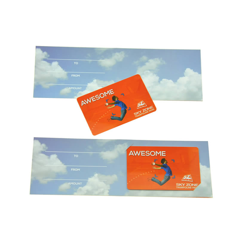 pvc gift card with paper card sleeve 09 pvc gift card with paper card sleeve 09