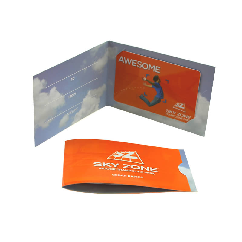 pvc gift card with paper card sleeve 10 pvc gift card with paper card sleeve 10