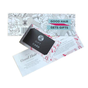 Home pvc gift card with paper card sleeve 15