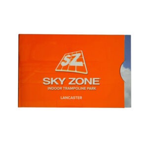 pvc gift card with paper card sleeve 20